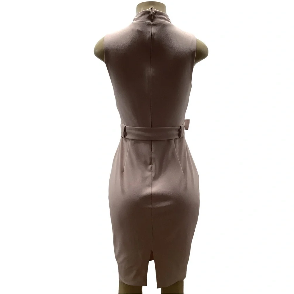 Express Size Small Sleeveless Blush Mini Dress with Belt. Preloved